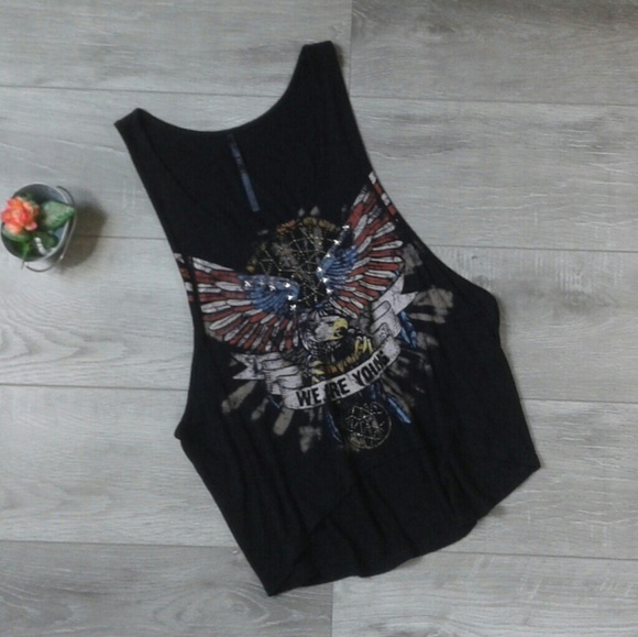 American Eagle workout muscle tee black tank top - Picture 3 of 7